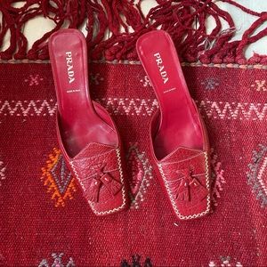 SOLD - Vintage Prada Kitten Heels